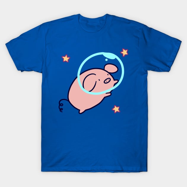 Space Pig T-Shirt by saradaboru